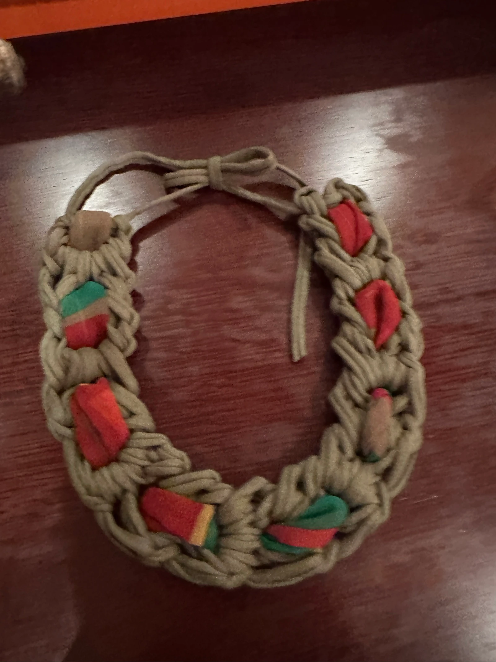 Colar de crochê feito à mão – photo 5
